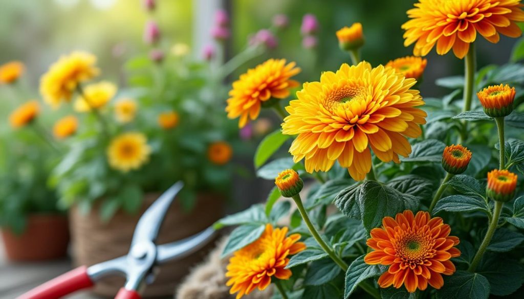 erfahren sie, wie sie chrysanthemen richtig pflegen, um eine lange blühende freude im garten zu genießen. praktische tipps zur bewässerung, düngung und standortwahl.