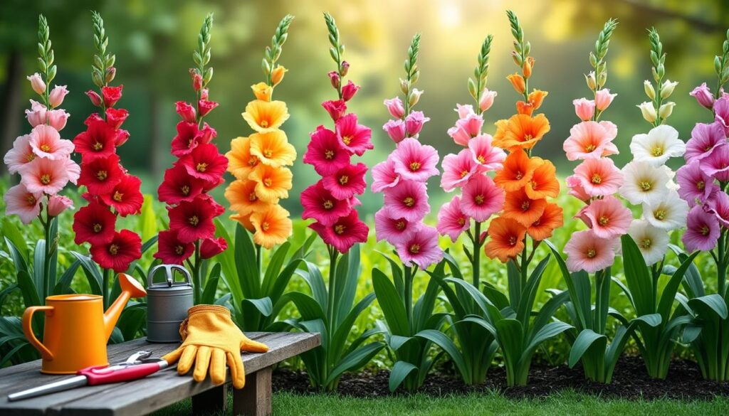 erfahren sie, wie sie gladiolen richtig pflanzen und pflegen, um eine wunderschöne blühende sommerdekoration in ihrem garten zu schaffen.