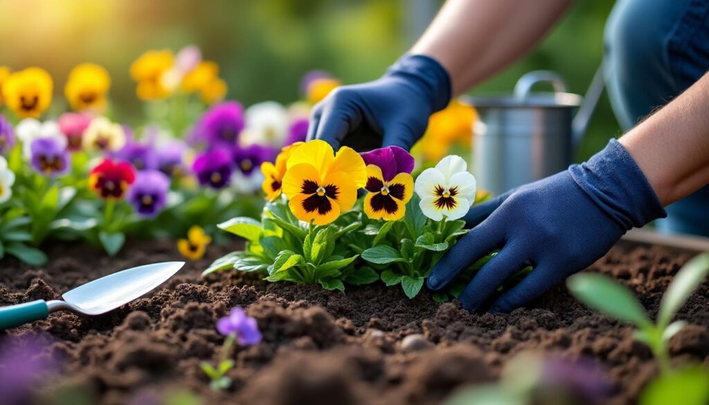 entdecken sie, wie sie stiefmütterchen pflanzen und richtig pflegen, um einen farbenfrohen und blühenden garten zu genießen. praktische tipps für den ganzen jahresverlauf.