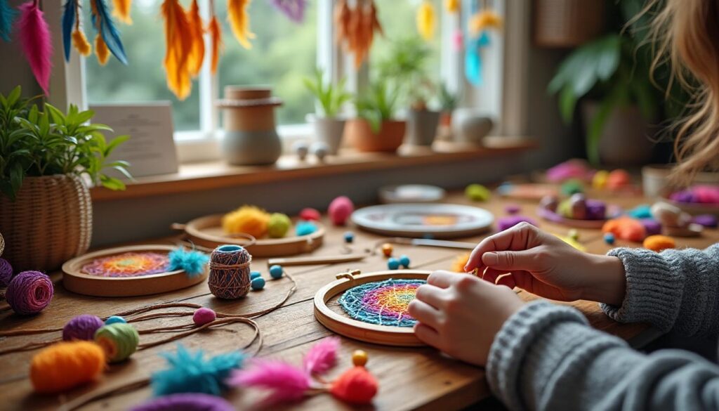 entdecken sie einfache anleitungen und kreative ideen zum basteln von traumfängern. schritt-für-schritt anleitungen machen das basteln zum kinderspiel!